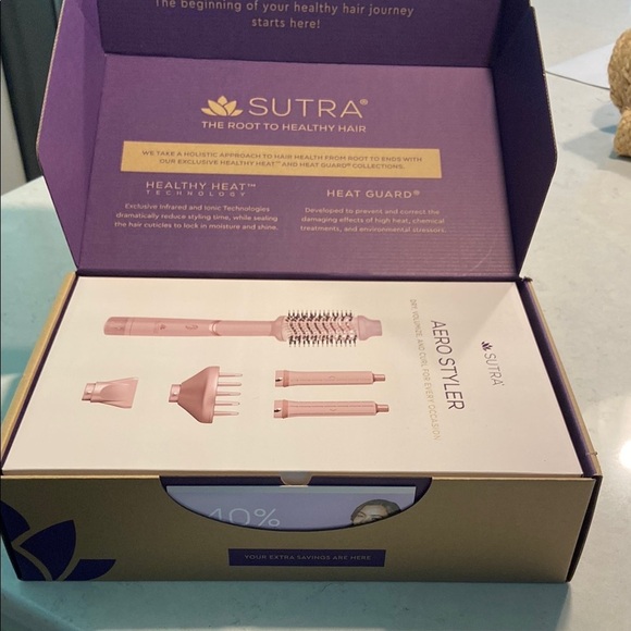 Sutra Aero Styler Hair Tool Set NEW in Rose Gold